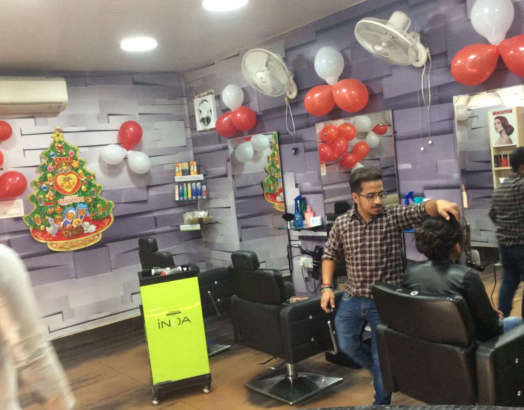 Next Step Family Salon Interior Styling Chairs